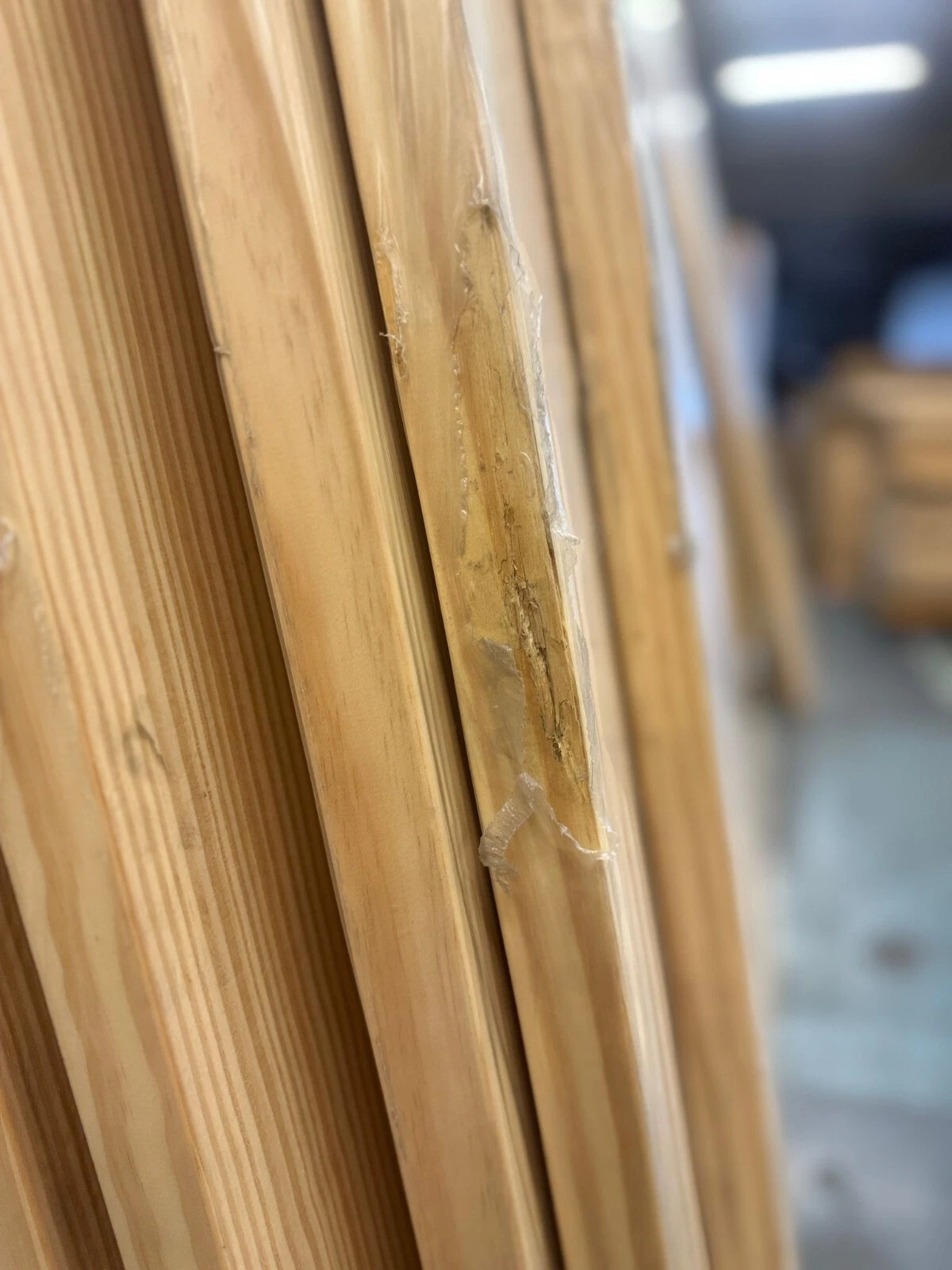 LPD Internal Clear Pine 6 Panel Door Unfinished B Graded Stock - Image 6