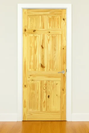 LPD Internal Knotty Pine 6 Panal Door Unfinished B Graded Stock