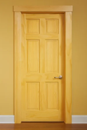 LPD Internal Clear Pine 6 Panel Door Unfinished B Graded Stock