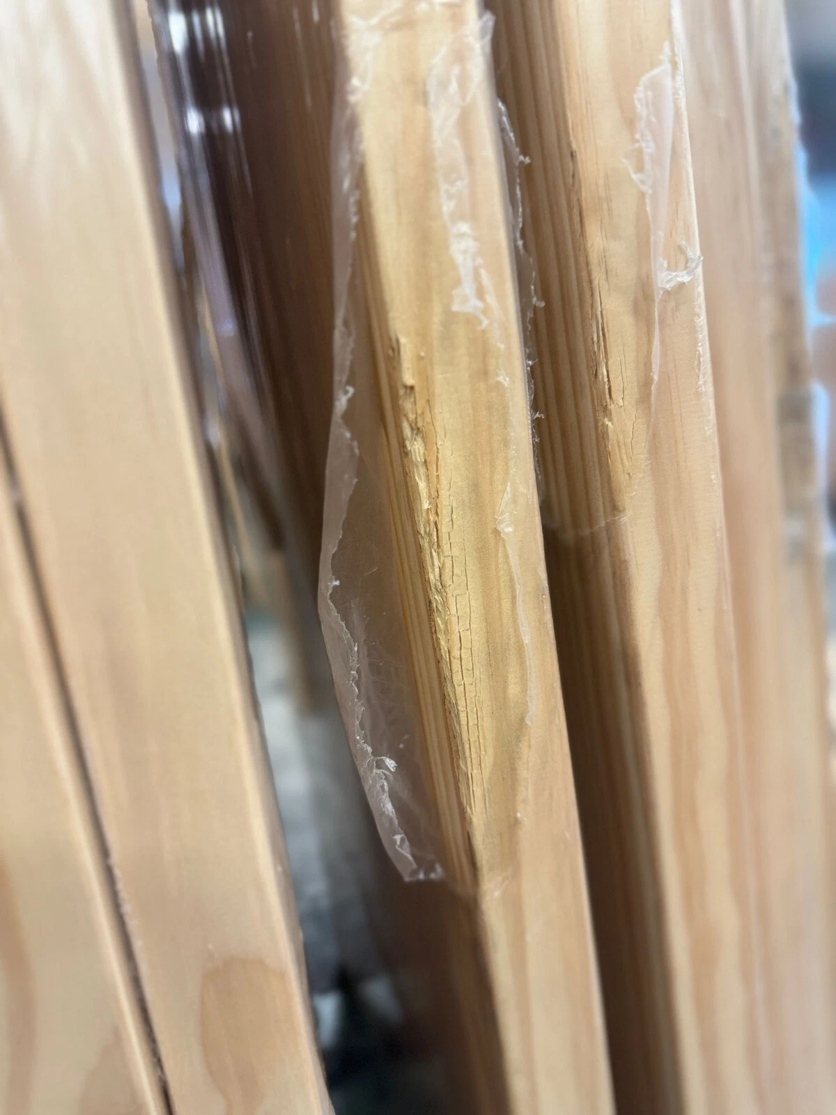 LPD Internal Clear Pine 6 Panel Door Unfinished B Graded Stock - Image 7