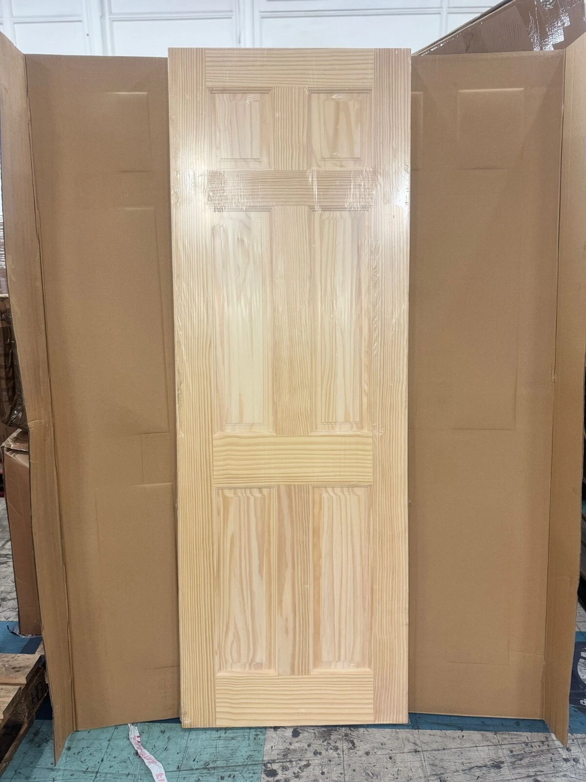 LPD Internal Clear Pine 6 Panel Door Unfinished B Graded Stock - Image 5